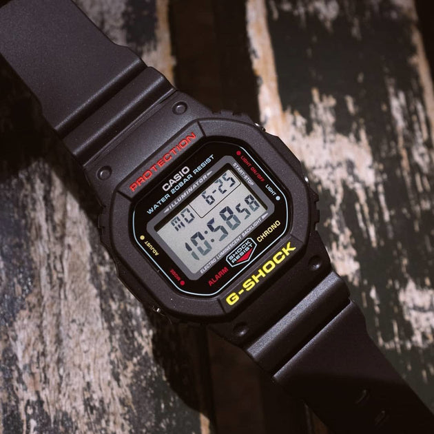 G-Shock DW5600 Black Rasta Edition | Watches.com