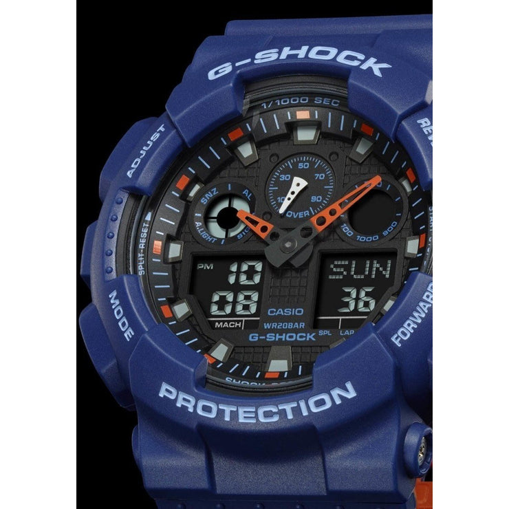 g shock military blue