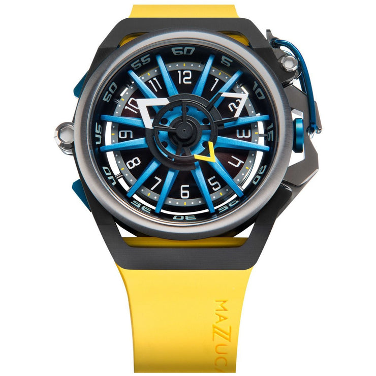 Mazzucato RIM Reversible Automatic Yellow Blue | Watches.com