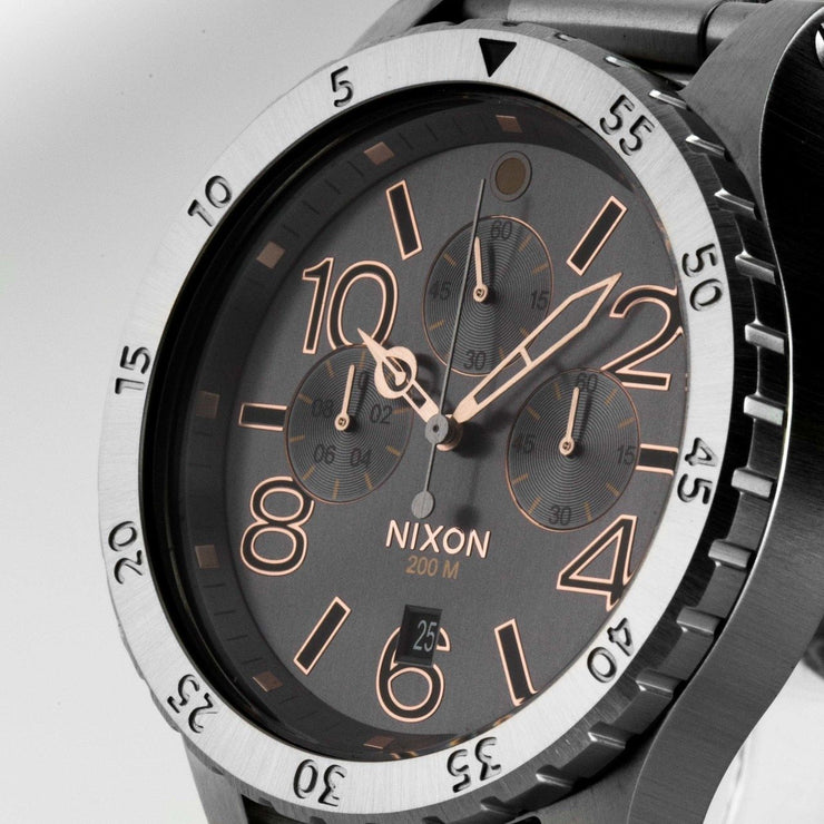 69120【レア】NIXON 48-20クロノ オールガンメタル NA486632-00 ...