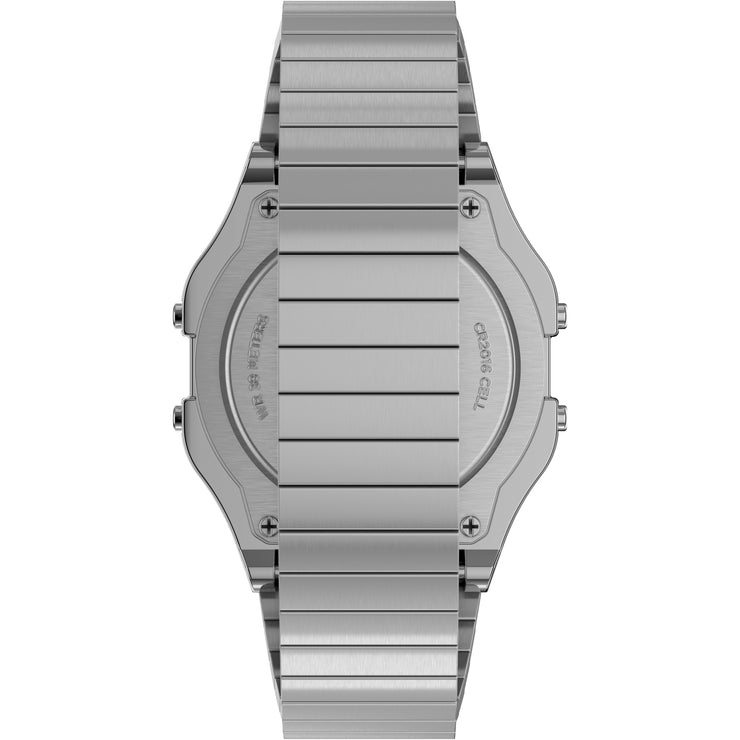 Timex T80 Digital Silver SS Expansion Band | Watches.com