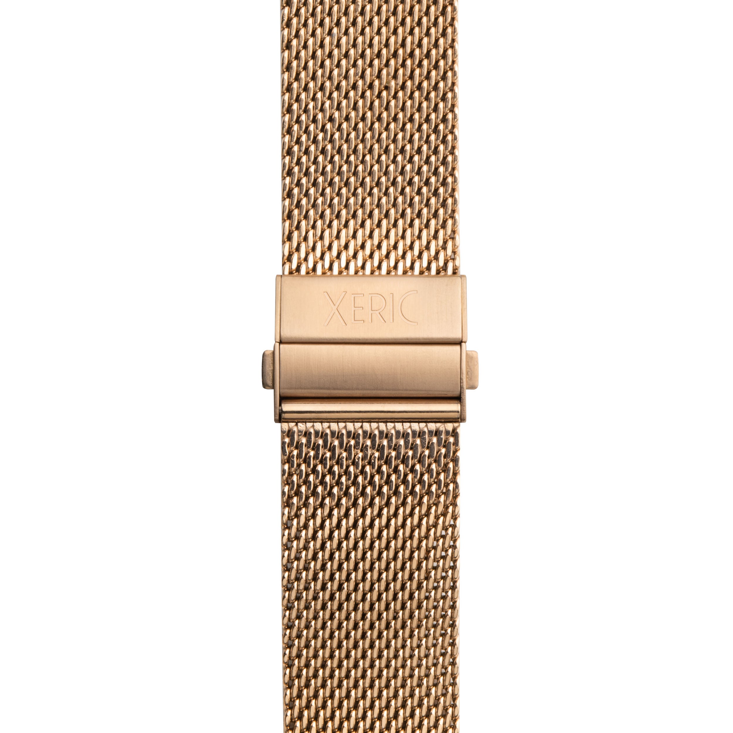 Betjening mulig bogstaveligt talt Glorious Xeric 20mm Rose Gold PVD Mesh Bracelet with Deployant Clasp | Watches.com