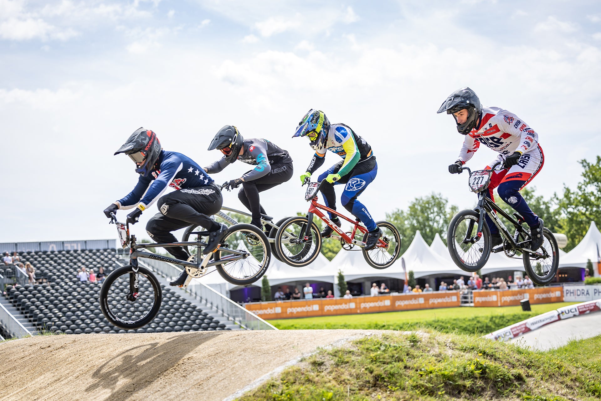 Cam Wood Takes 2nd at Papendal UCI SX BMX World Cup