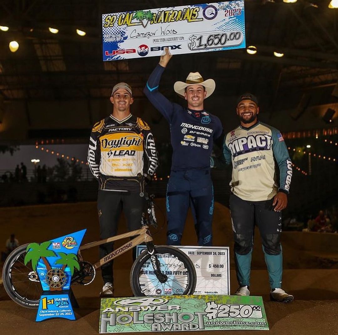 Cam Wood Wins in So Cal USA BMX 2023 Mongoose BMX