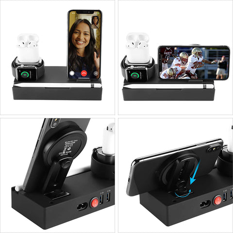 Image of Multi Function Wireless Charging Dock and Station - pinnacleaccessories.shop