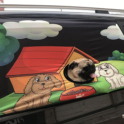 dog car window screen