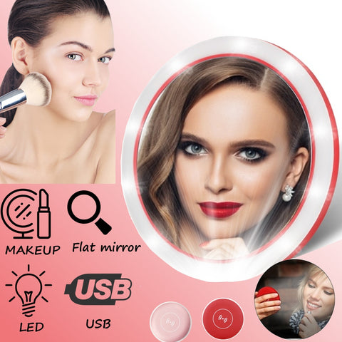 Aktentas deeltje Vet VrijdagDeal | Draagbare Make Up Spiegel met Verlichting | Make Up Led  Zakspiegel
