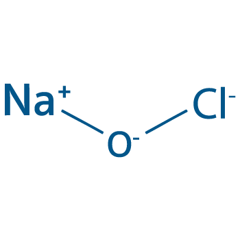 Hypochlorous acid chemical structure