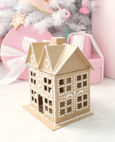 Faux Gingerbread House