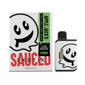 LIVE SAUCE'D Exotics Collection by Half Bak'd | 4G Live Resin Disposable - Infinite Solutions