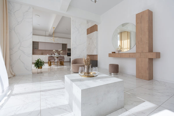 Luxurious Home with Marble Tiles