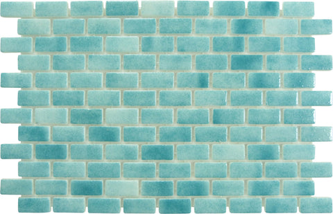 Subway Veridian Green 1x2 Glossy Glass Tile