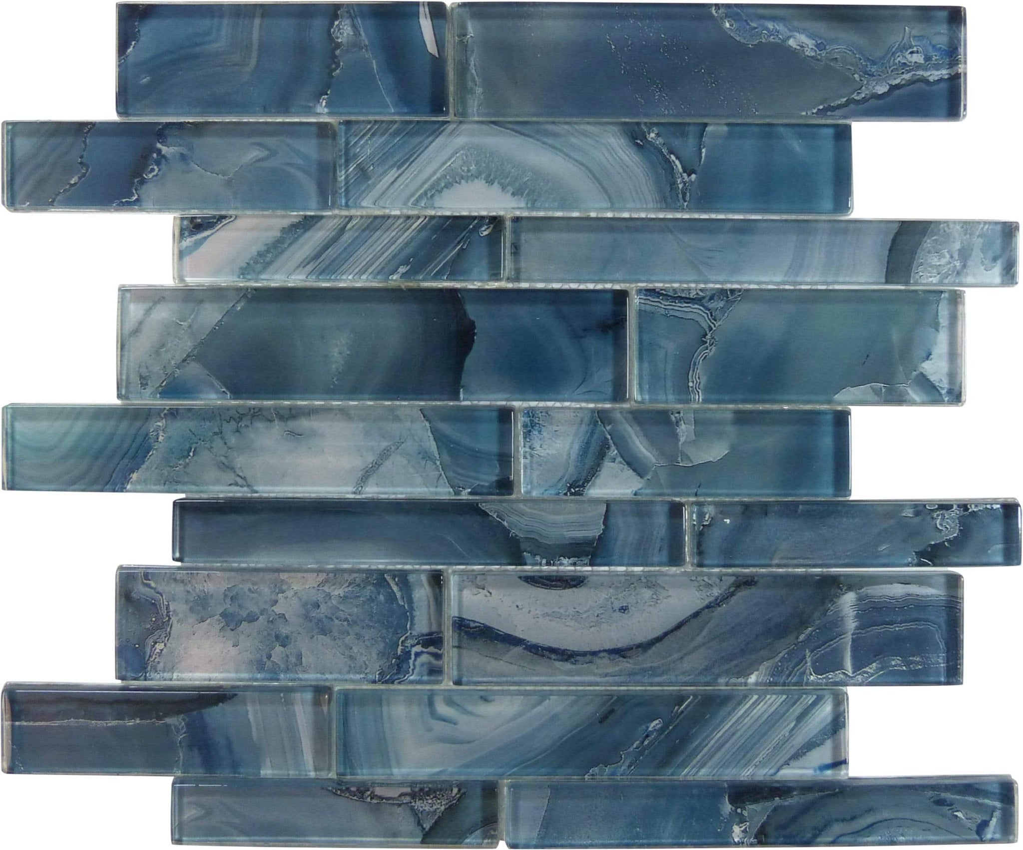 Affordable Collection Of Glass Tiles For Sale Oasis Tile   Euro Glass Buy Periwinkle Dust Blue Random Brick Tile Oasis Tile 29667627073730 2048x1704 