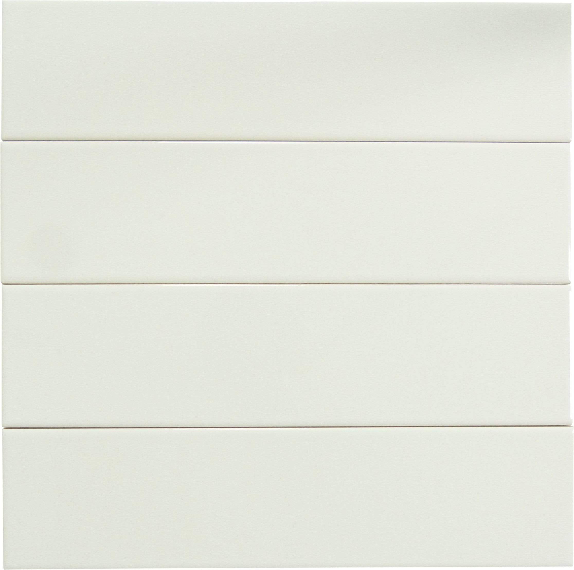 Tesoro Decorative Collection - Crayons Ceramic Tile - Bright White Glo -  Floorzz