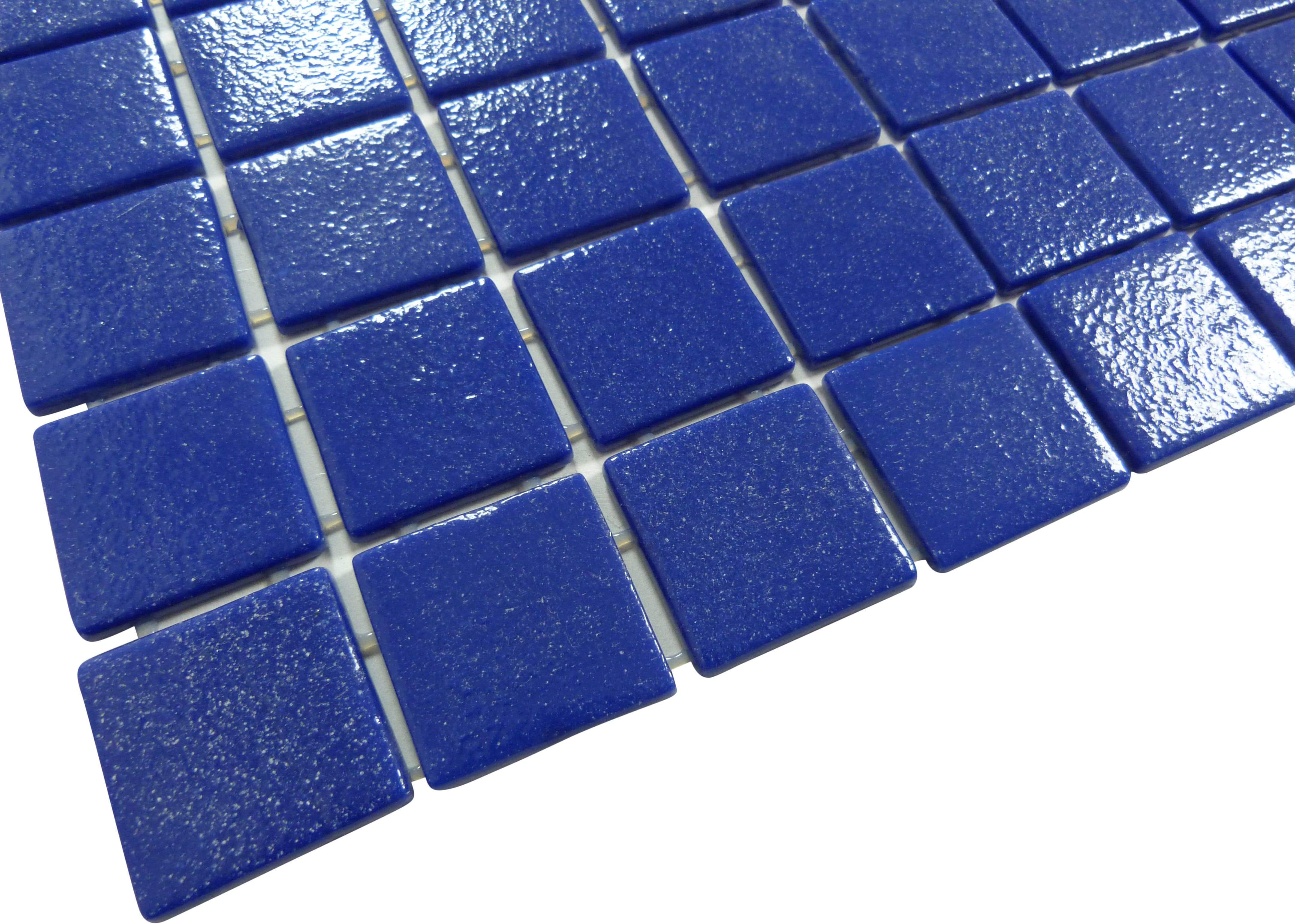 National Pool Tile Cobalto Sea Glass Hexagon