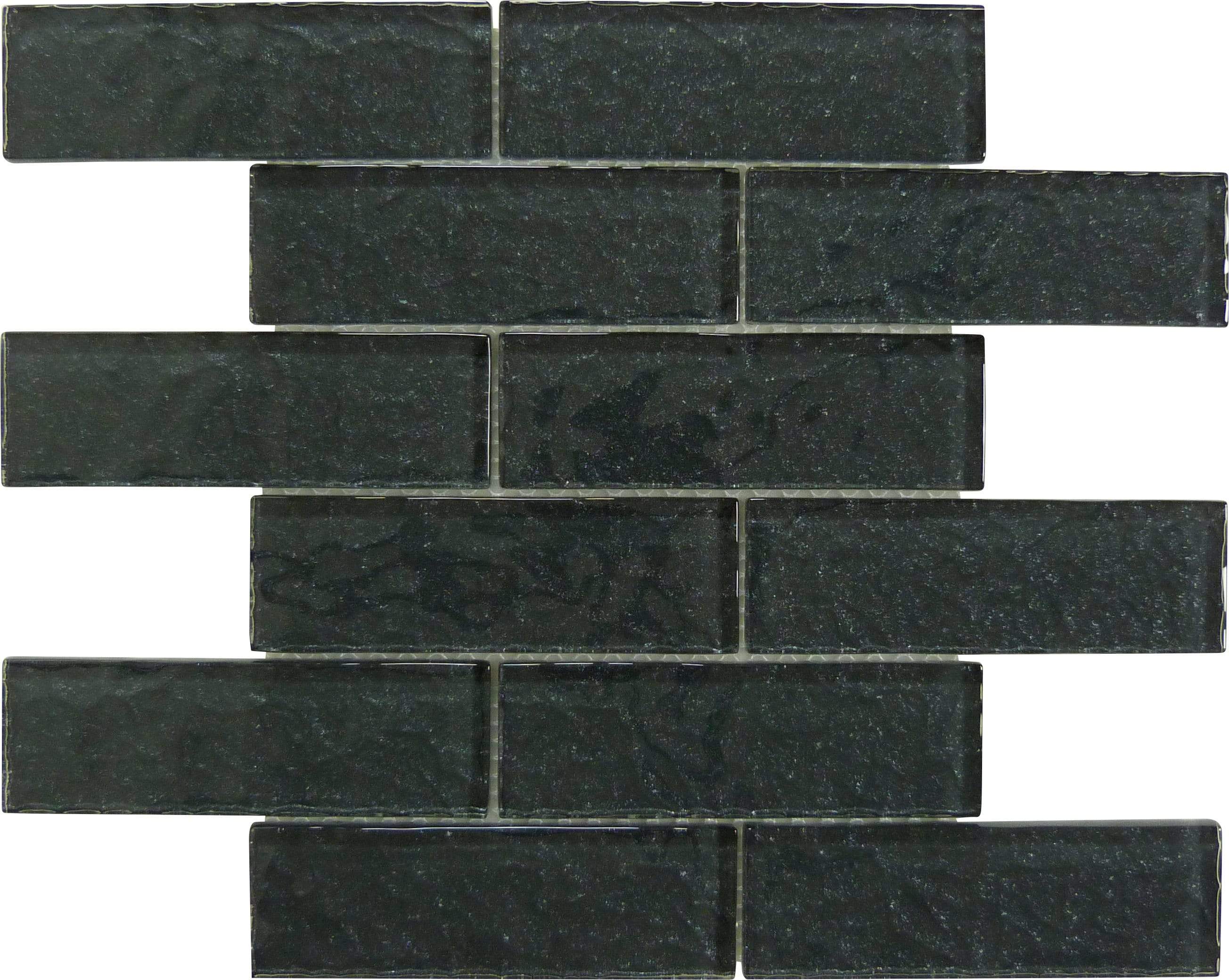 SICIS WaterGlass Black Glass Mosaic Tile - Shop Online