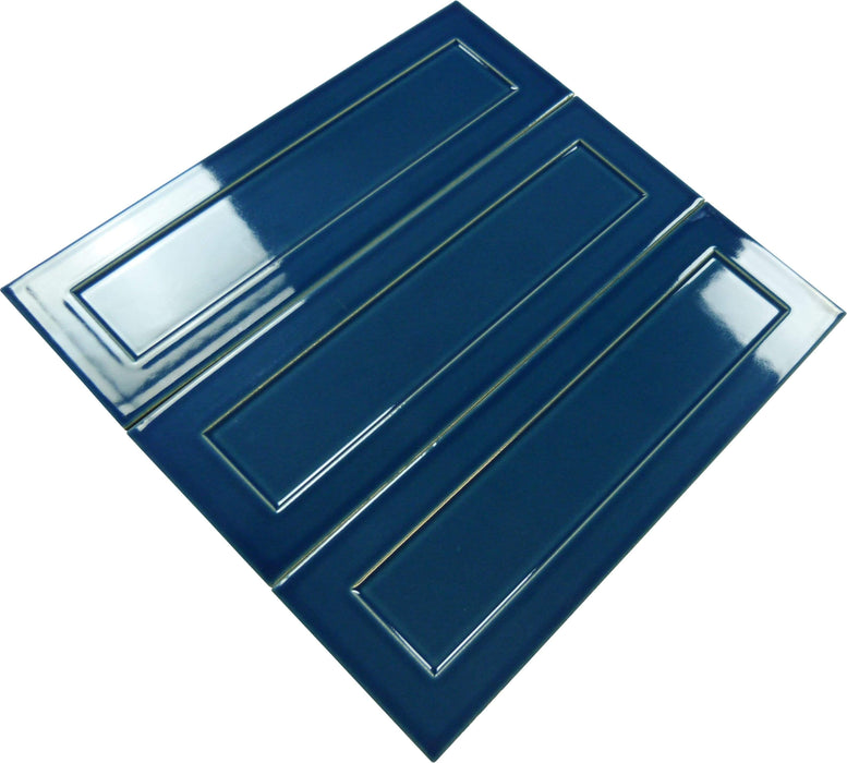 Blue Subway Glossy Porcelain Tile FR2 Shop Oasis Tile   Regency Sapphire Blue 4 X 12 Glossy Porcelain Tile Fr2 29773617529026 778x700 