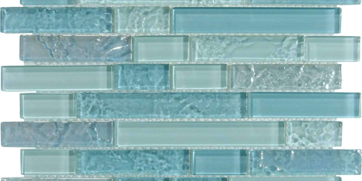 Buy Inagua Random Brick Glossy And Iridescent Glass Pool Tile