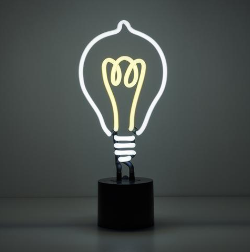 Bulb Neon Desk Light – Our Gallery Store