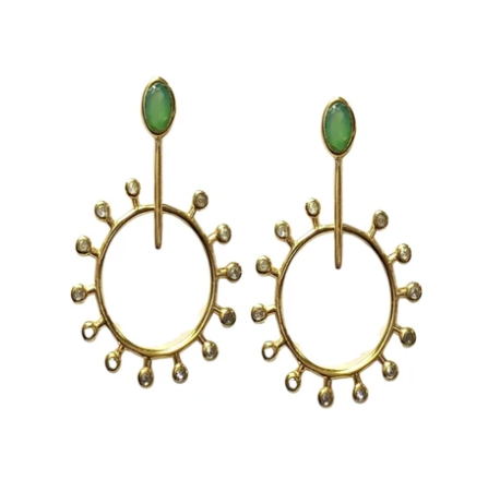 Triad Collection Sun Burst Earrings