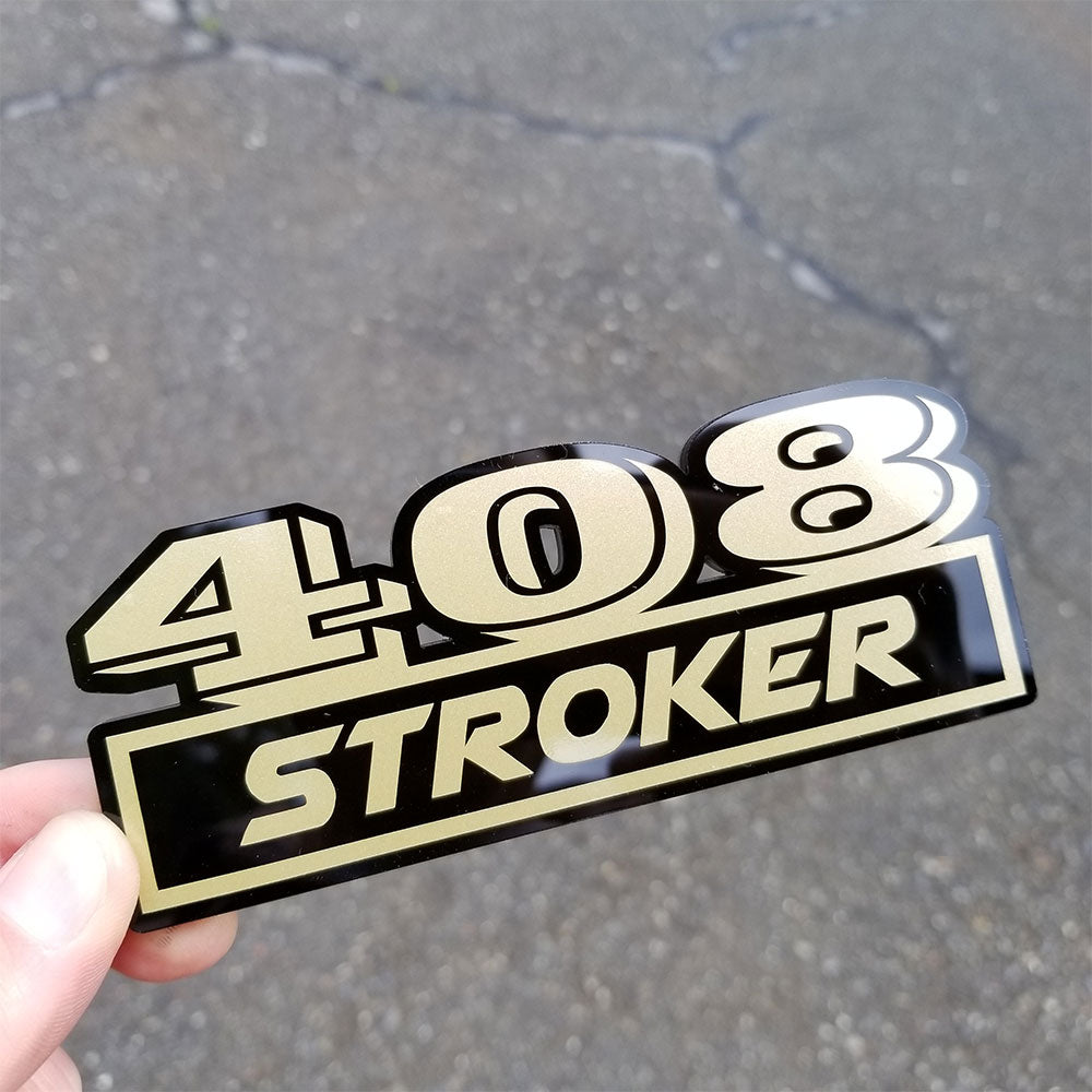 408 Stroker-Emblem