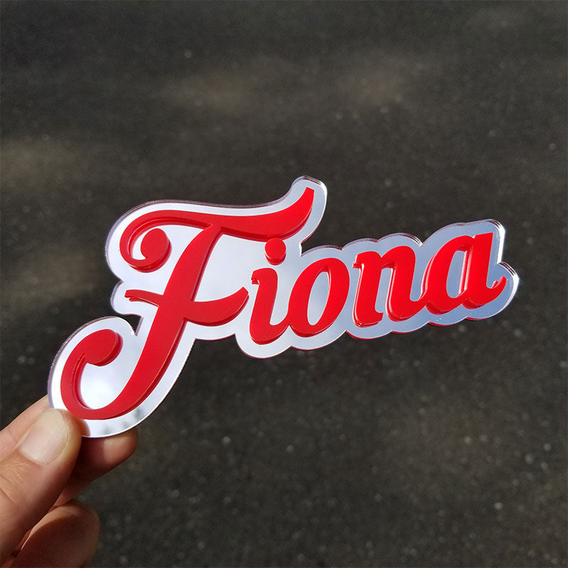 Fiona-Autoplakette