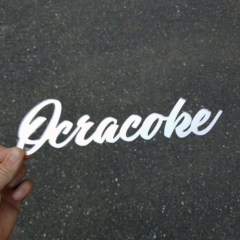 Ocracoke Chrome Emblem