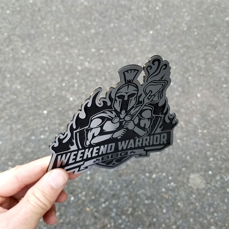 Weekend Warrior BBQ Emblem Seitenansicht