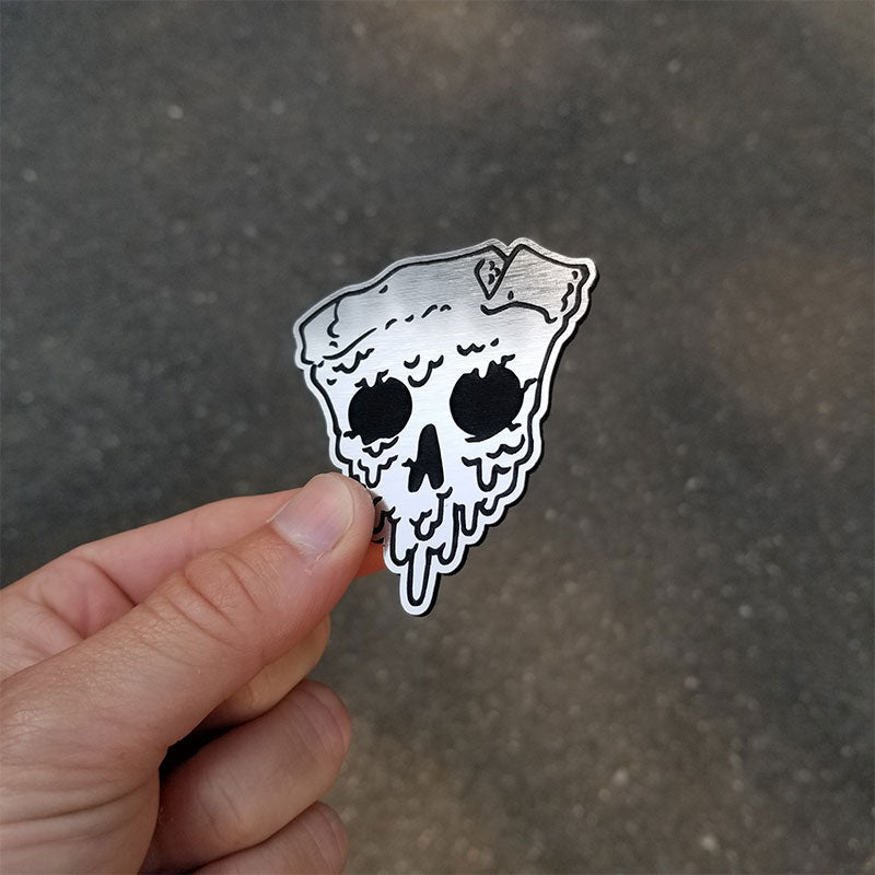 emblème de pizza zombie