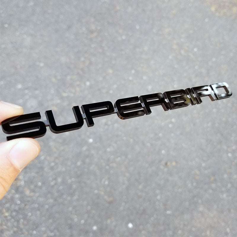 Black Superbird Emblem