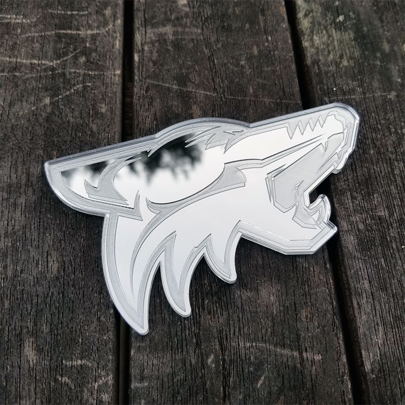 Chrome Coyote Emblem