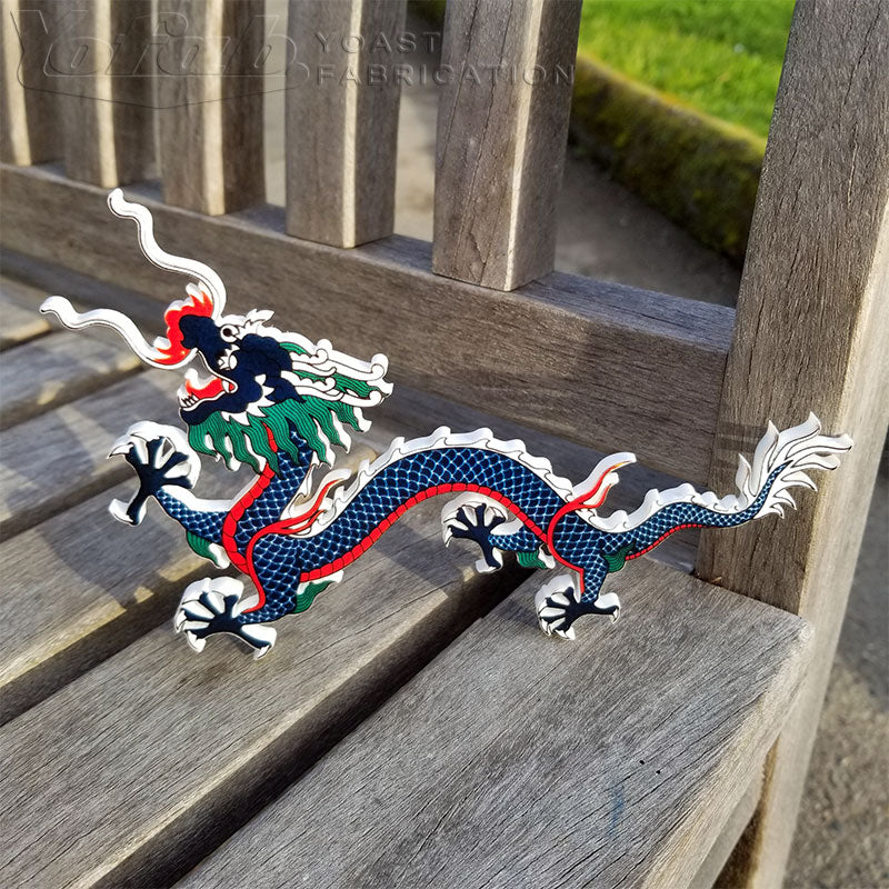 Emblème du dragon chinois Loong