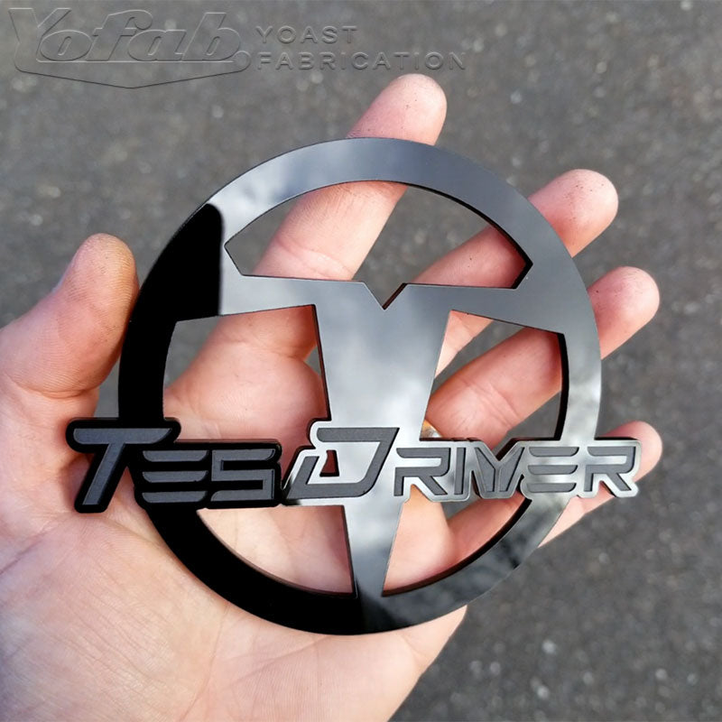 Tes Driver Gloss Black Emblems