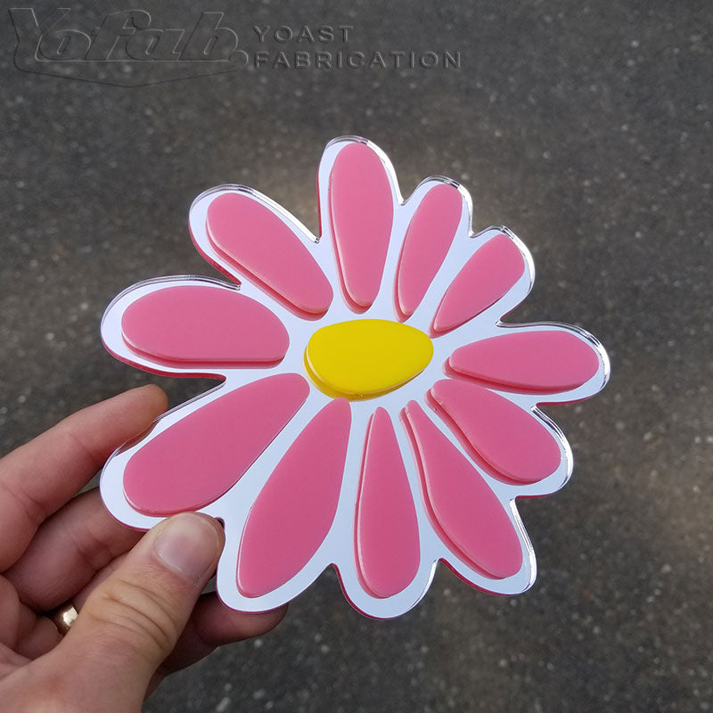 Chrome Flower Emblem