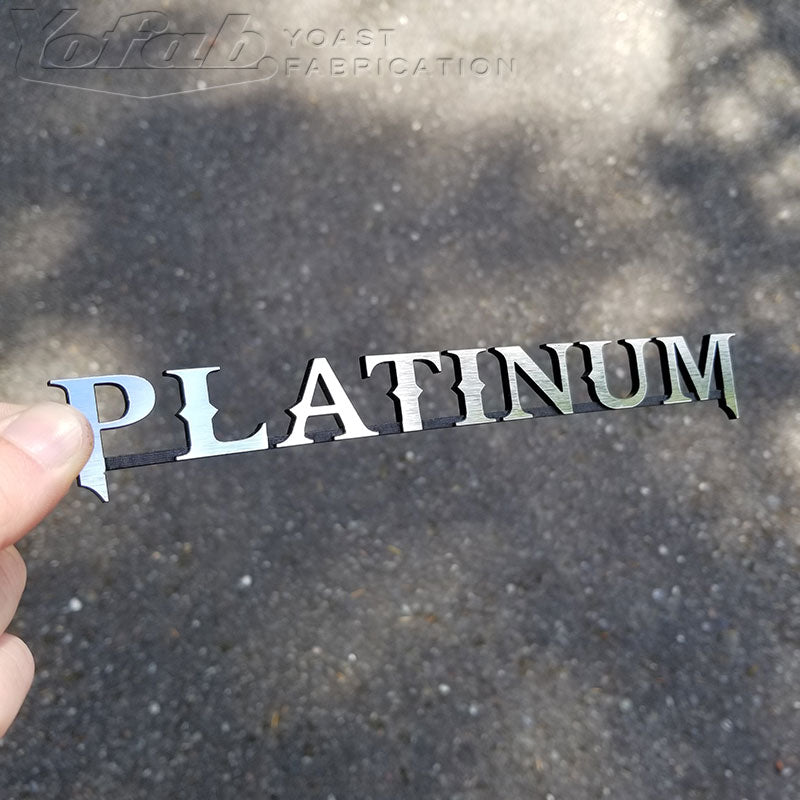 Platin-Emblem