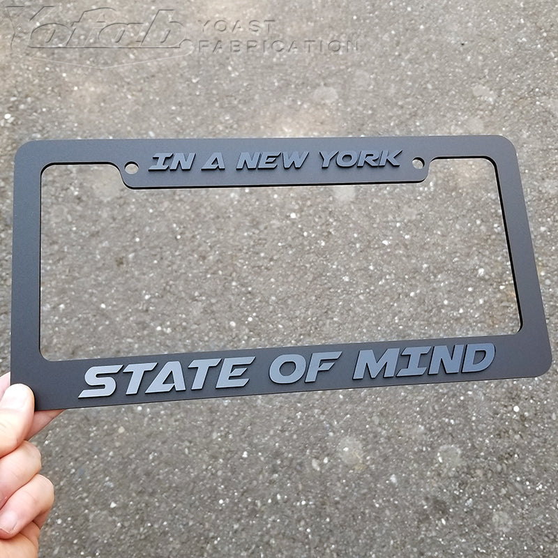 In einem New York State of Mind Nummernschild