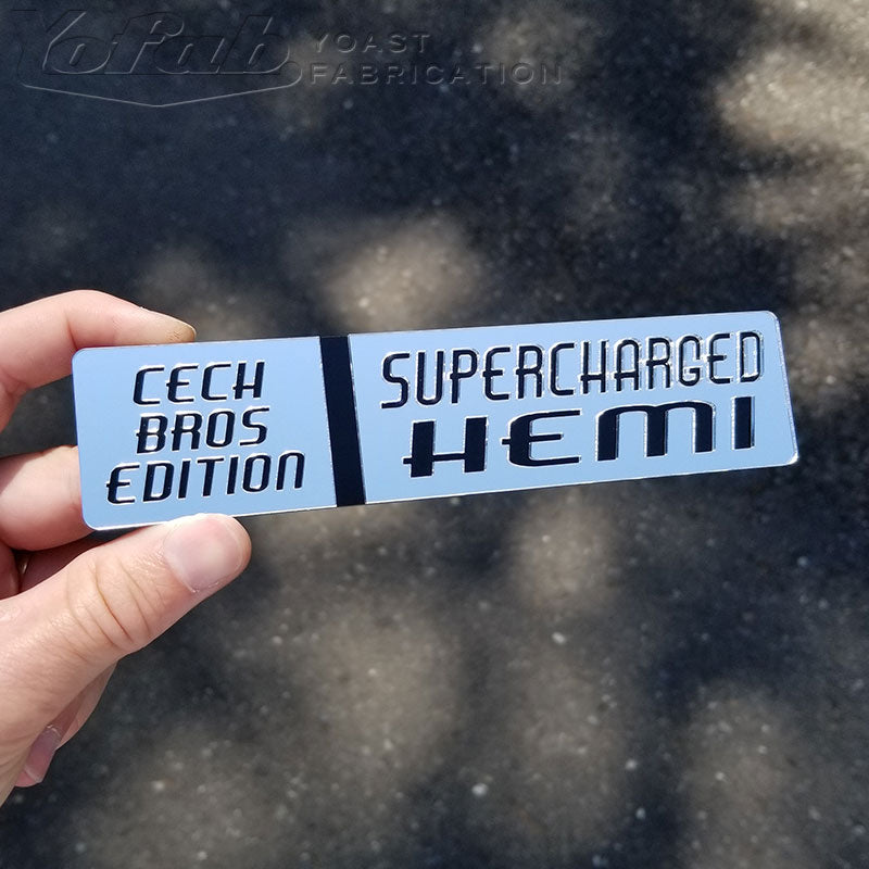 Supercharged Hemi Edition Emblem