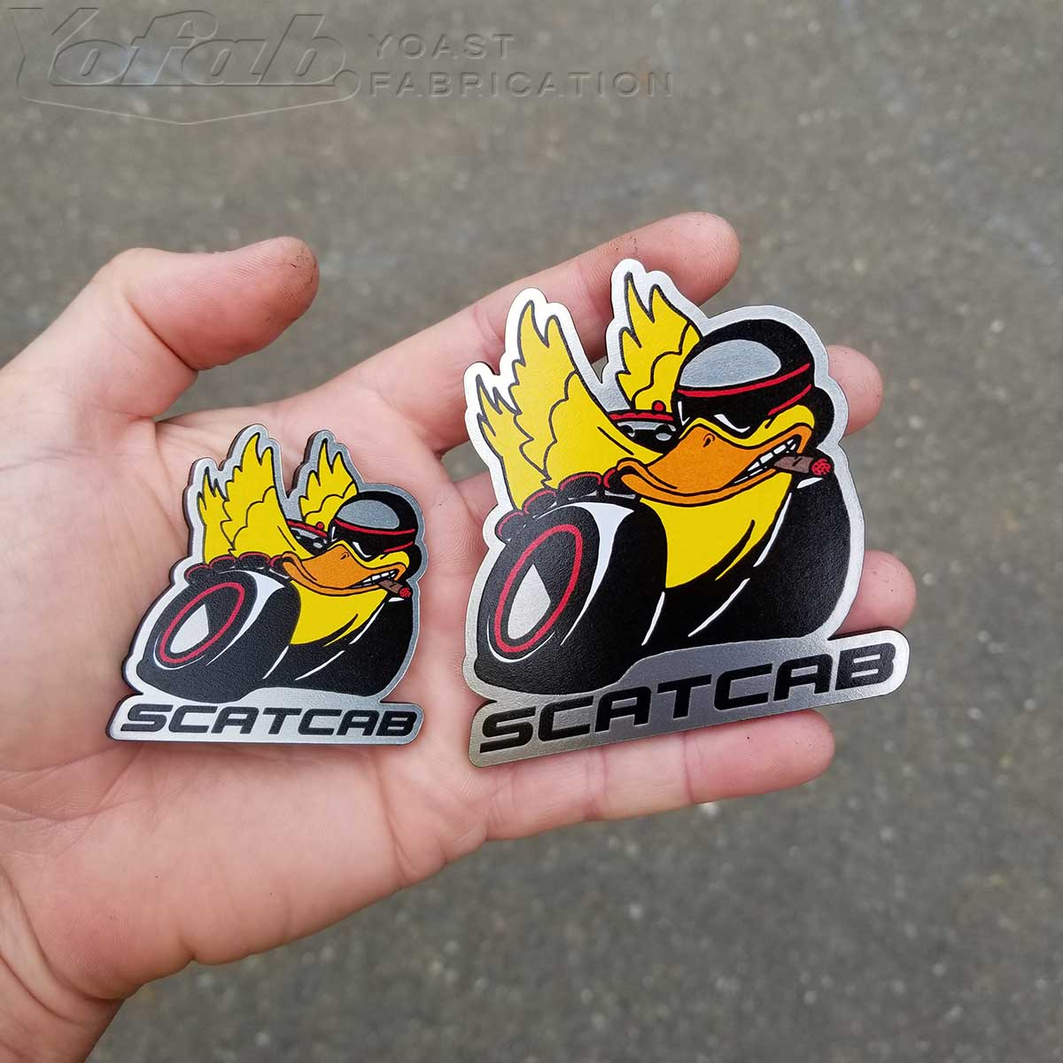 Scat Cab Enten-Embleme