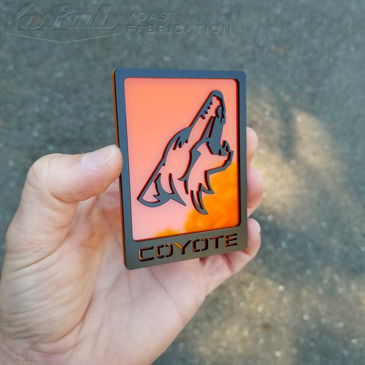 Howling Coyote Badge