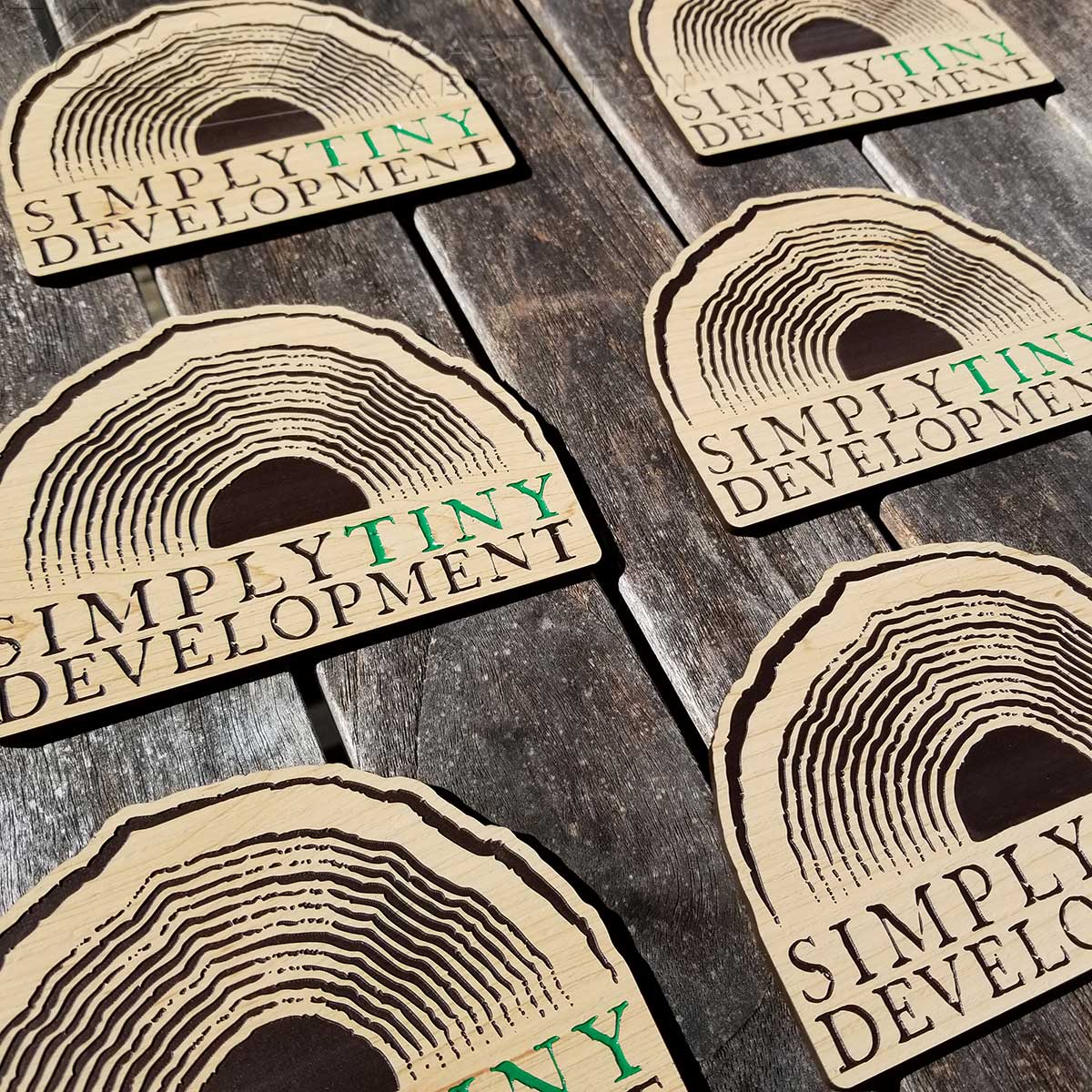 Bulk Wood Exterior Emblems