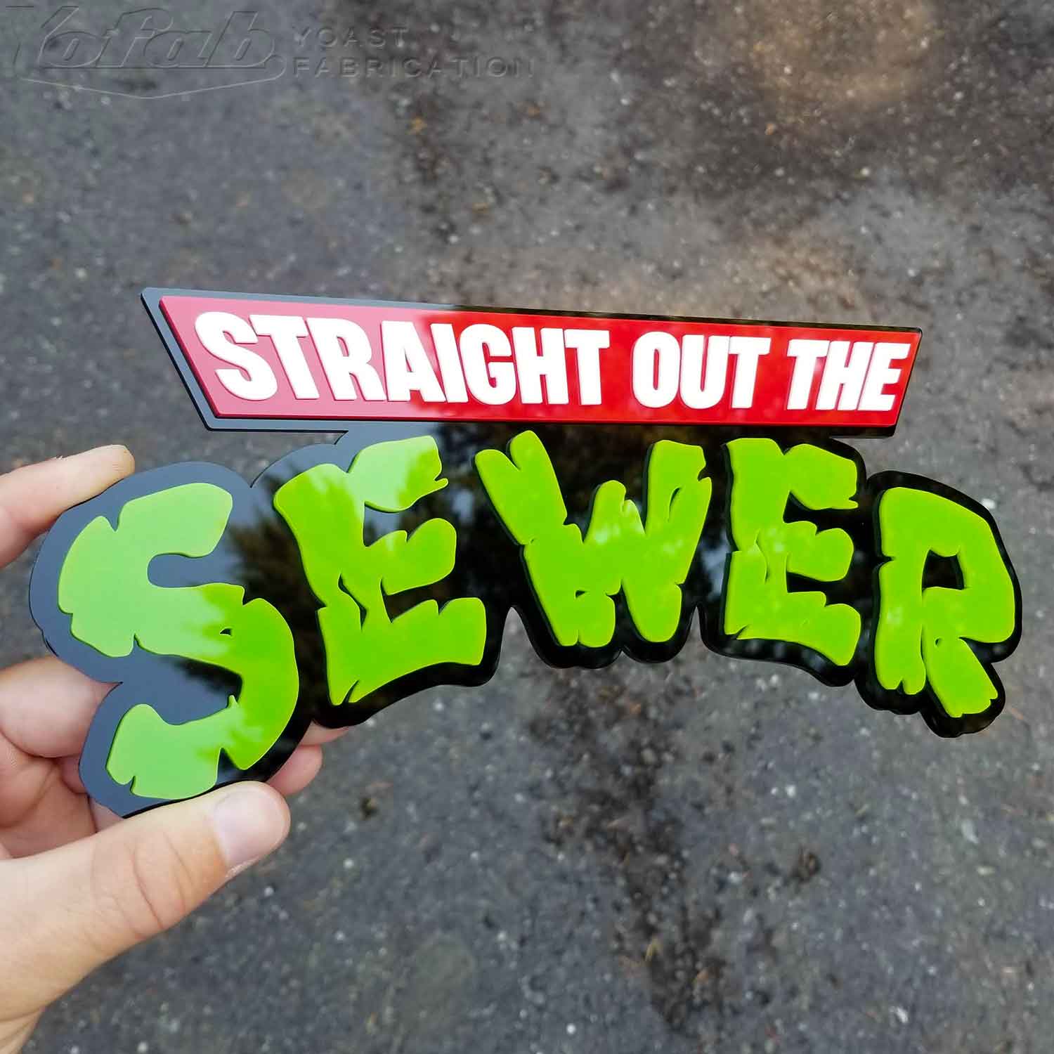 Straight Out the Sewer TMNT Emblem