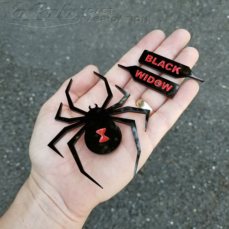 Black Widow Spider Emblem