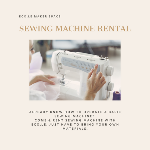 sewing machine rental singapore Eco.le