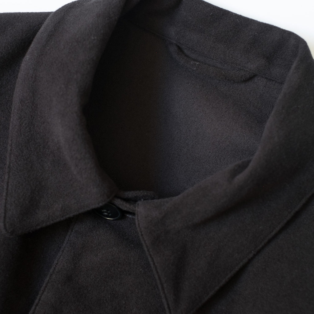 COMOLI MOLESKIN JACKET BLACK – PARKSLABELSTORE