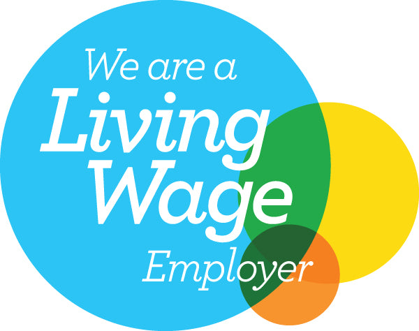 Living Wage Employer accreditation logo.