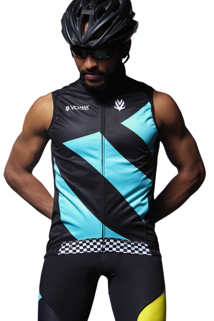 men's sleeveless cycling jersey