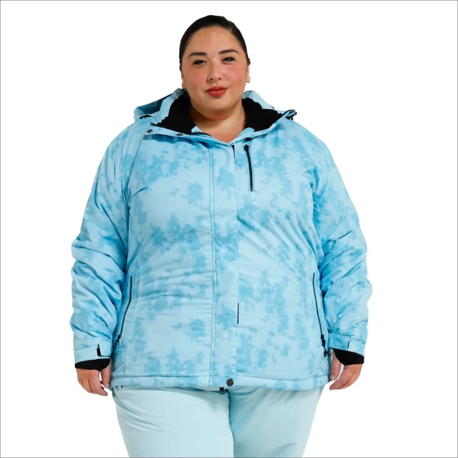 Women’s Plus Size 1X-4X Insulated Winter Snow Ski Jacket Bevel Snow Country Outerwear CLEARANCE