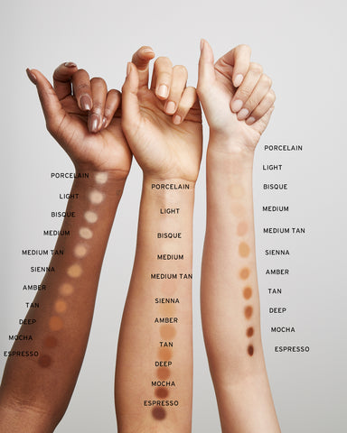 light skin vs dark skin vs brown skin