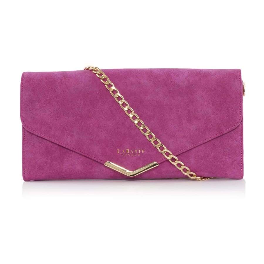 pink vegan handbag