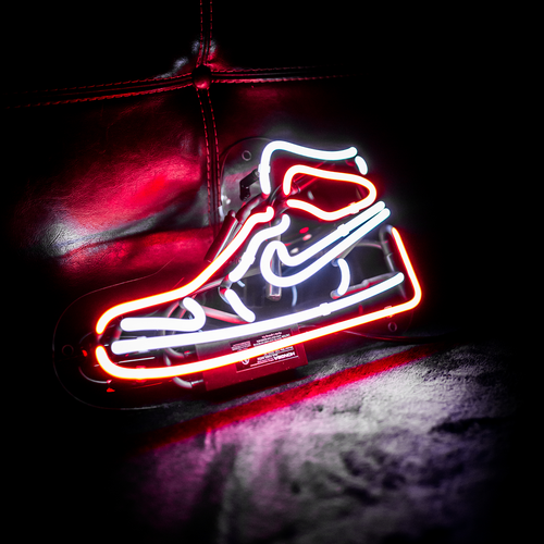 Nike Air Jordan 1 Chicago Neon Sign Neon X